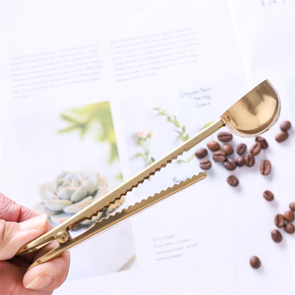 Kitchen Gadgets Built In - Dual Function Stainless Steel Powder Scoop