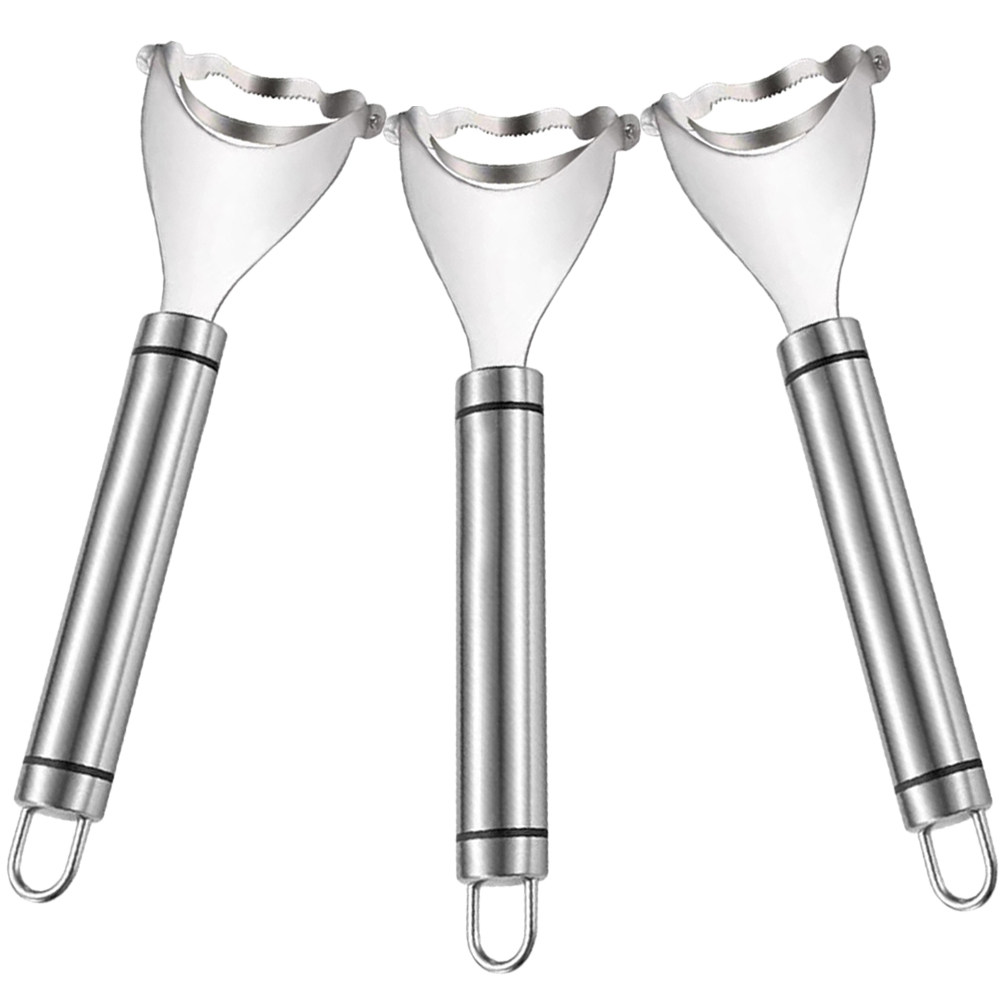 Kitchen Home Gadgets - 3Pcs Stainless Steel Corn Peeler Stripper