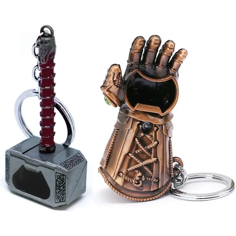Kitchen Gadgets For Dad - Bottle Opener Keychain Hammer and Glove