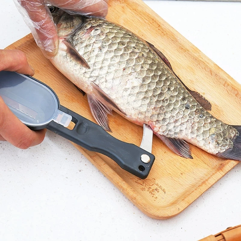 Kitchen Gadgets Built In - 2 In1 Fishing Scale Brush Knife