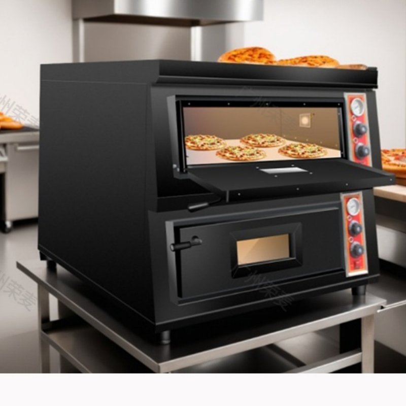 Pizza Stone Baking - Double Deck Pizza Oven Commercial Power