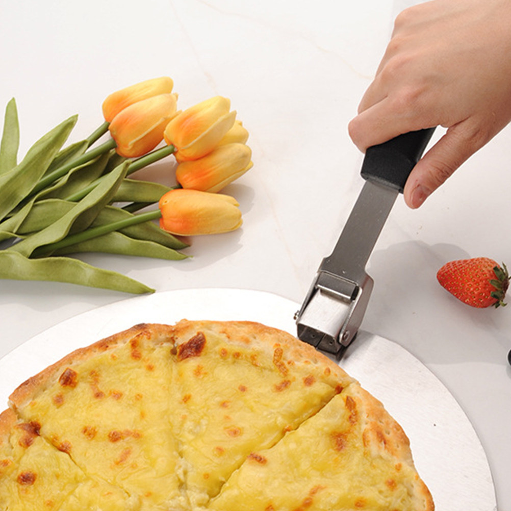 Pizza Stone Baking - 1Set Stainless Steel Pizza Cutter Wheel