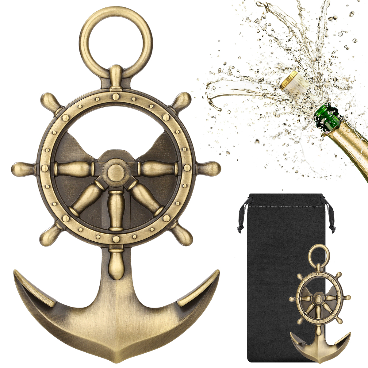 Rudder and Anchor Design Bottl - Kitchen Gadgets For Dad recension och pris