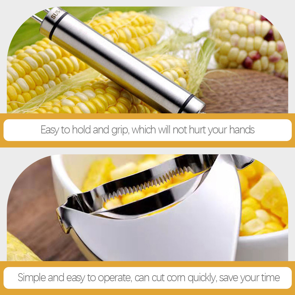 3Pcs Stainless Steel Corn Peel - Kitchen Home Gadgets recension och pris