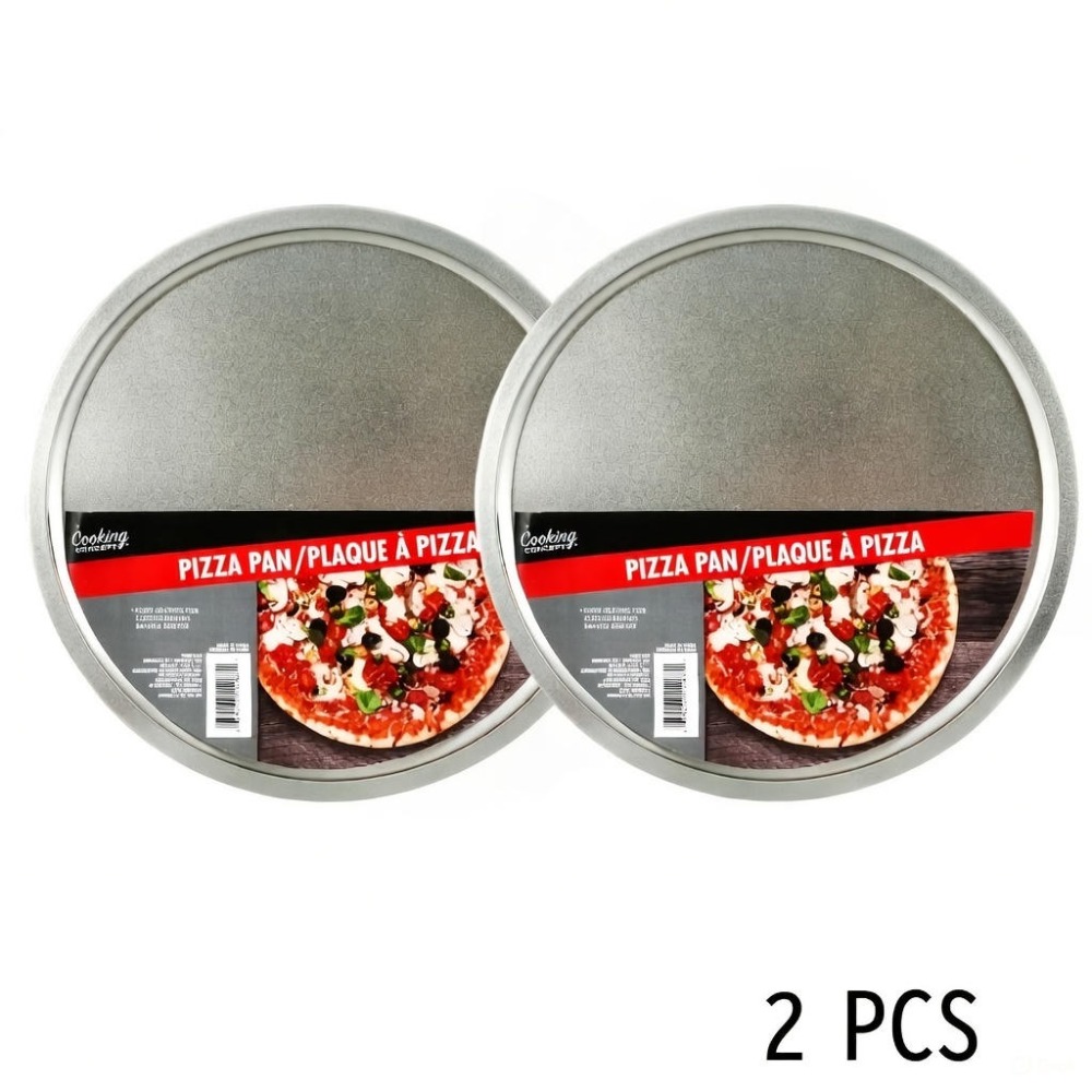 2 Pcs Of 12-Inch Round Nonstic - Pizza Stone Baking recension och pris