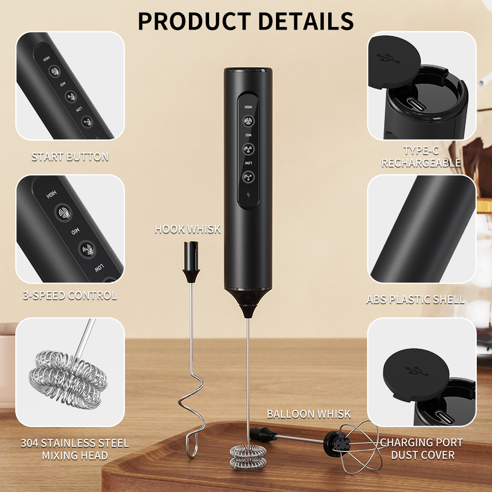 3 in 1 Electric Handheld Milk  - Kitchen Home Gadgets recension och pris