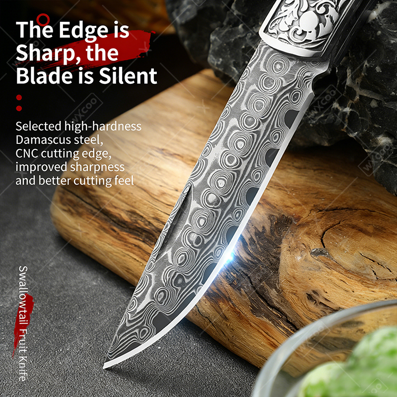 WXCOO Damascus Steel Folding P - Kitchen Gadgets Gift recension och pris