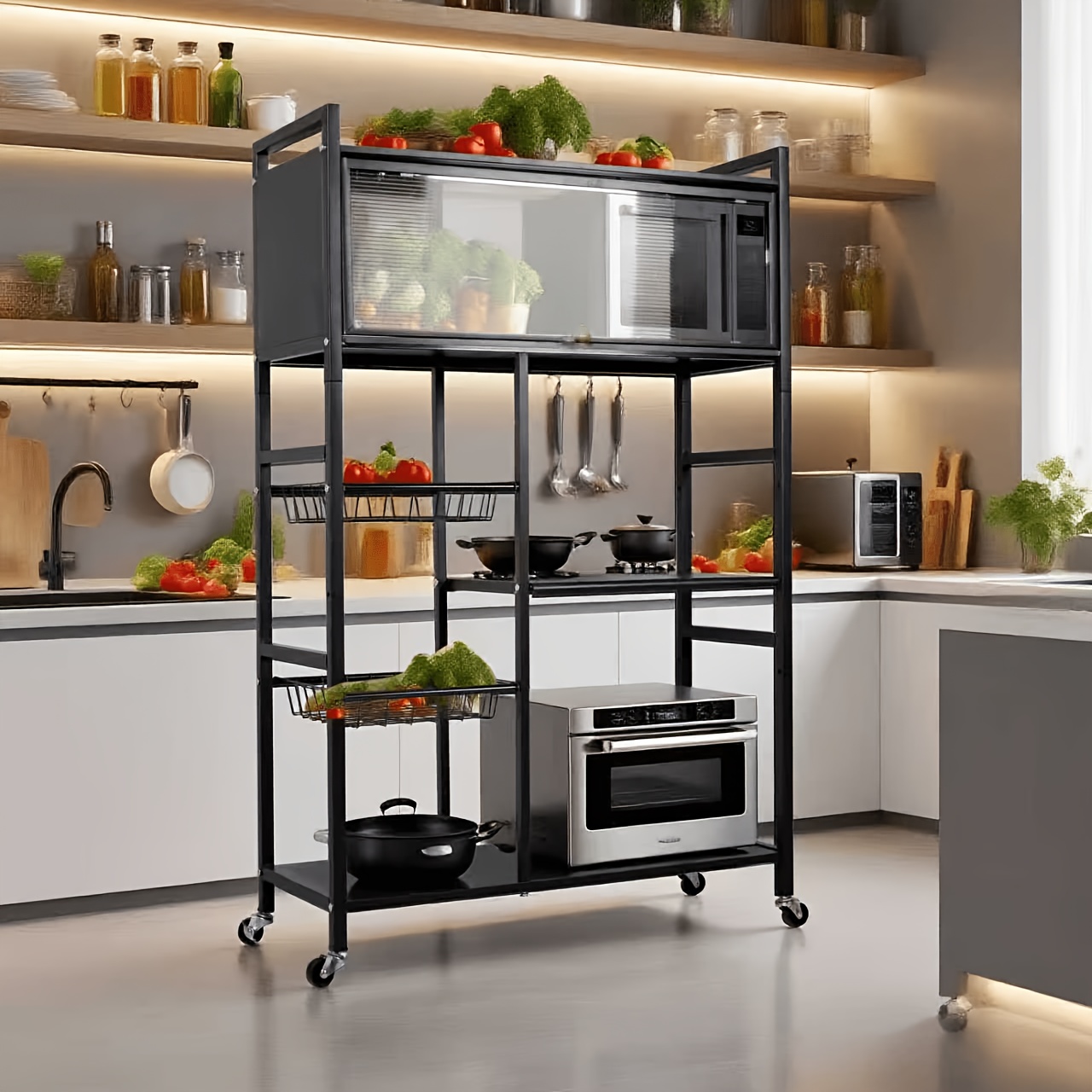 us1pc Movable Storage Rack, Ad - Kitchen Gadgets Gift recension och pris