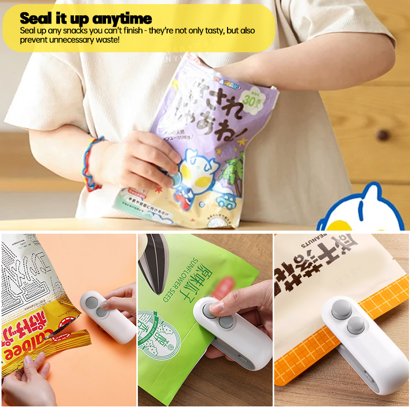 Mini Handheld Plastic Bag Seal - Kitchen Gadgets Built In recension och pris
