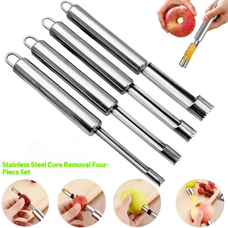 4pcs Fruit Core Remover Cutter - Kitchen Home Gadgets recension och pris