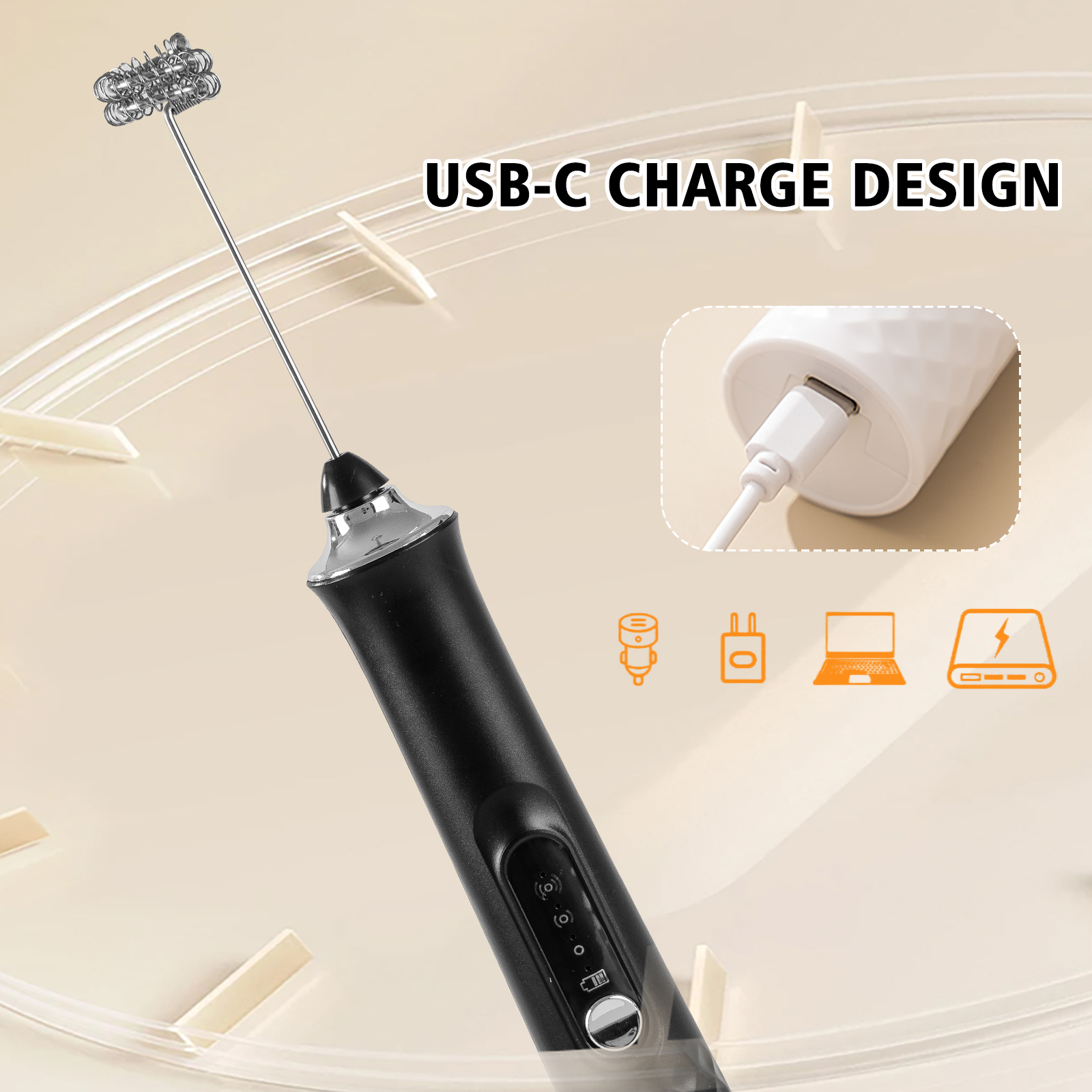 Powerful Electric Milk Frother - Kitchen Gadgets Gift recension och pris
