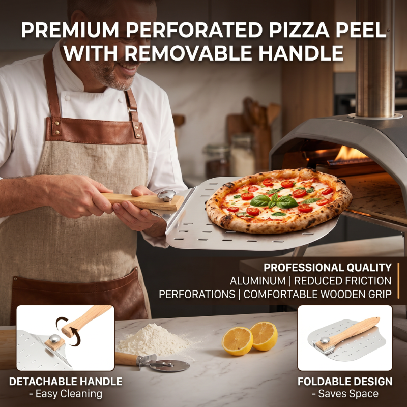 Baking Tool Perforated Pizza w - Pizza Stone Baking recension och pris