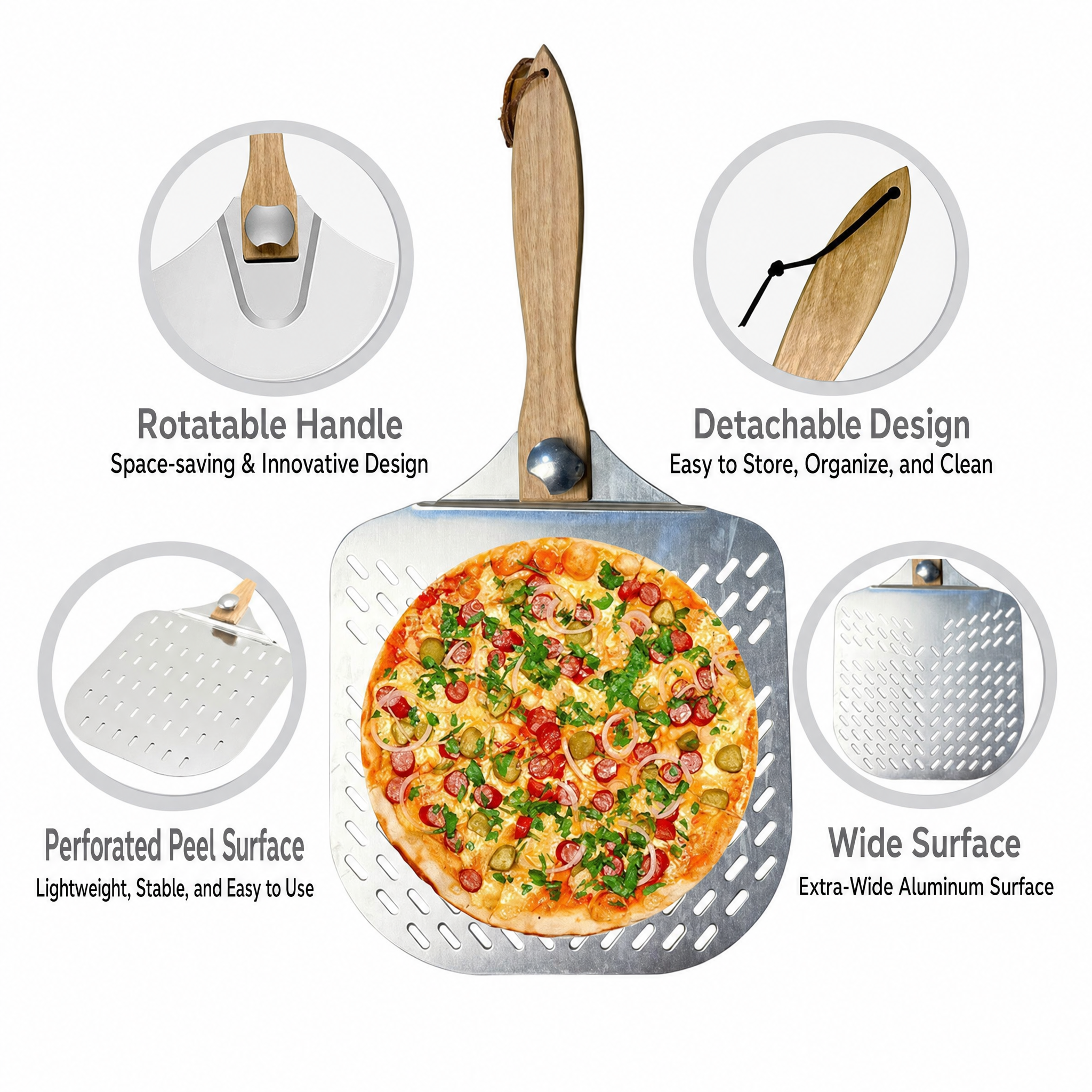 Baking Tool Perforated Pizza w - Pizza Stone Baking recension och pris