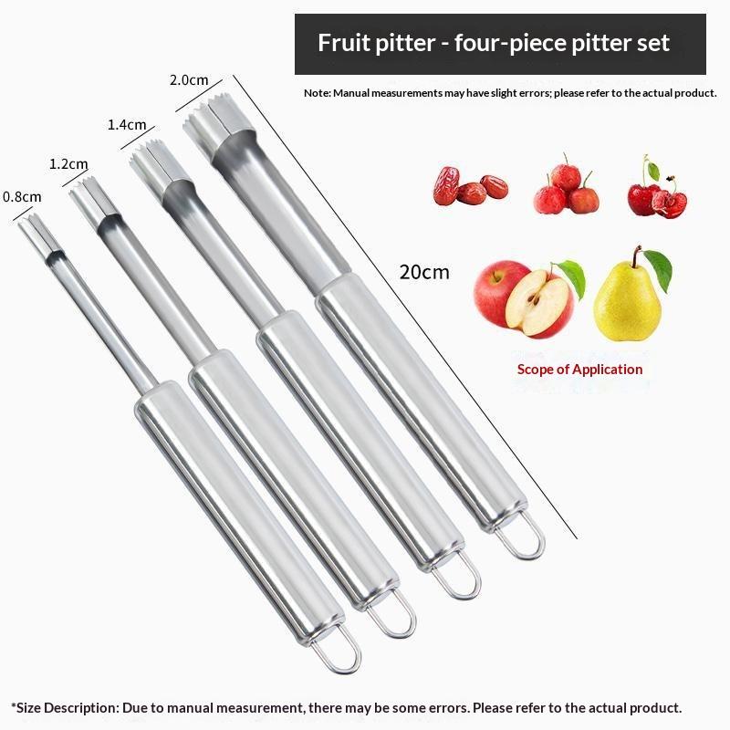 4pcs Fruit Core Remover Cutter - Kitchen Home Gadgets recension och pris