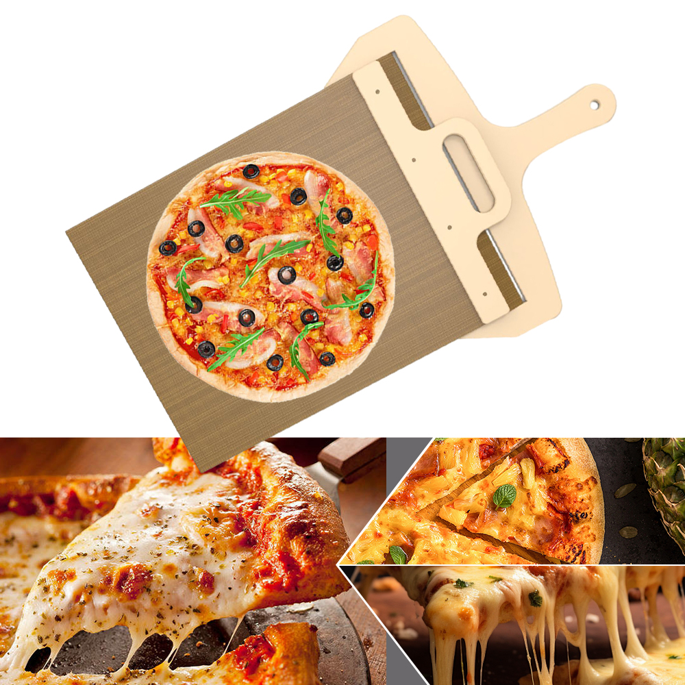 Sliding Pizza Peel - 12 inch P - Pizza Stone Baking recension och pris