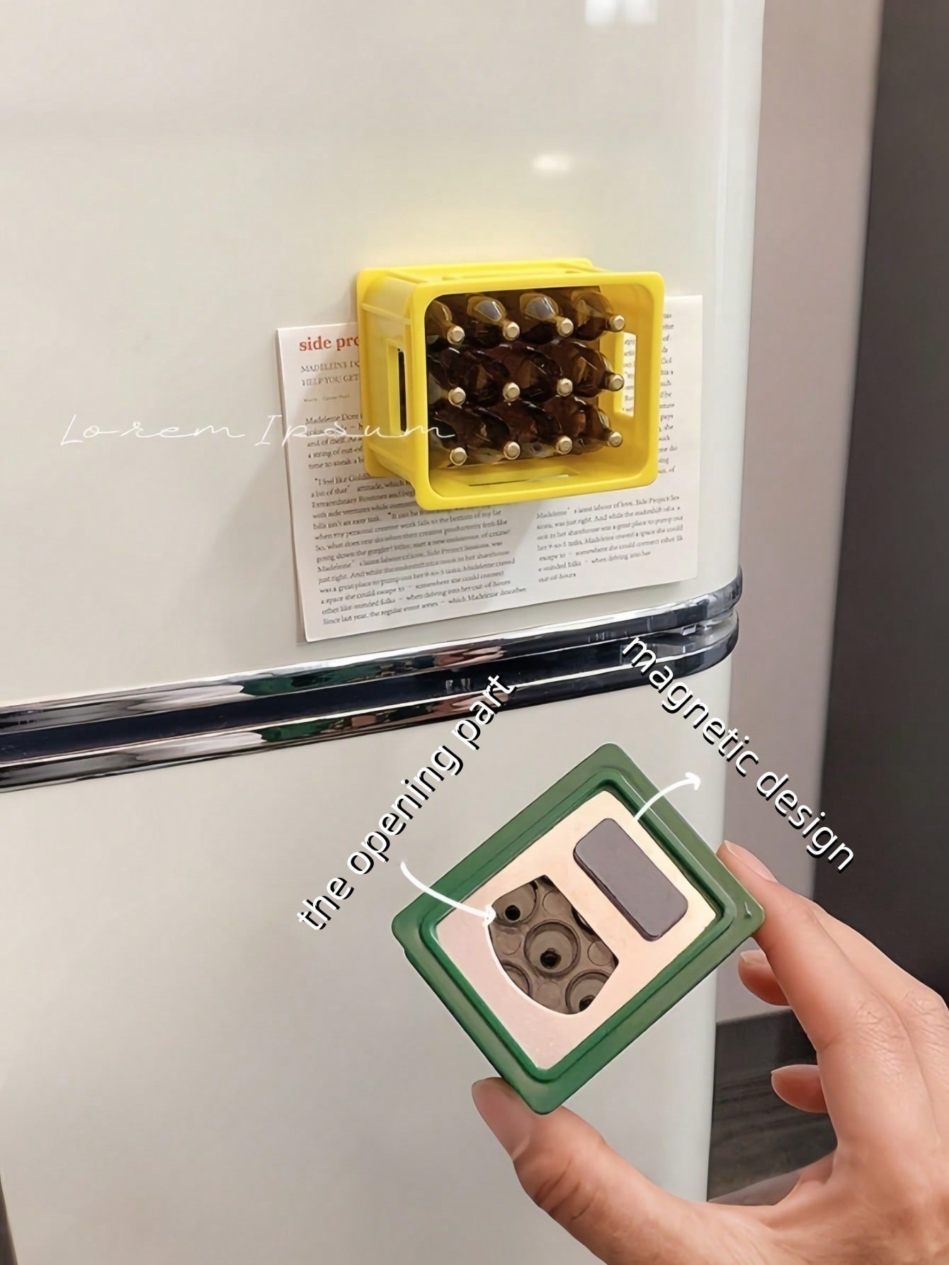 Retro Mini Fridge Magnet Multi - Kitchen Gadgets Gift Ideas recension och pris