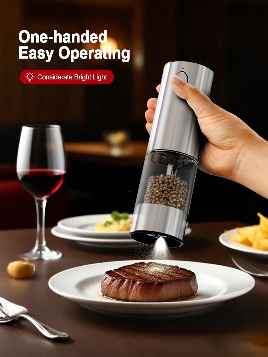2-Piece Electric Salt Pepper G - Kitchen Gadgets Gift Ideas recension och pris