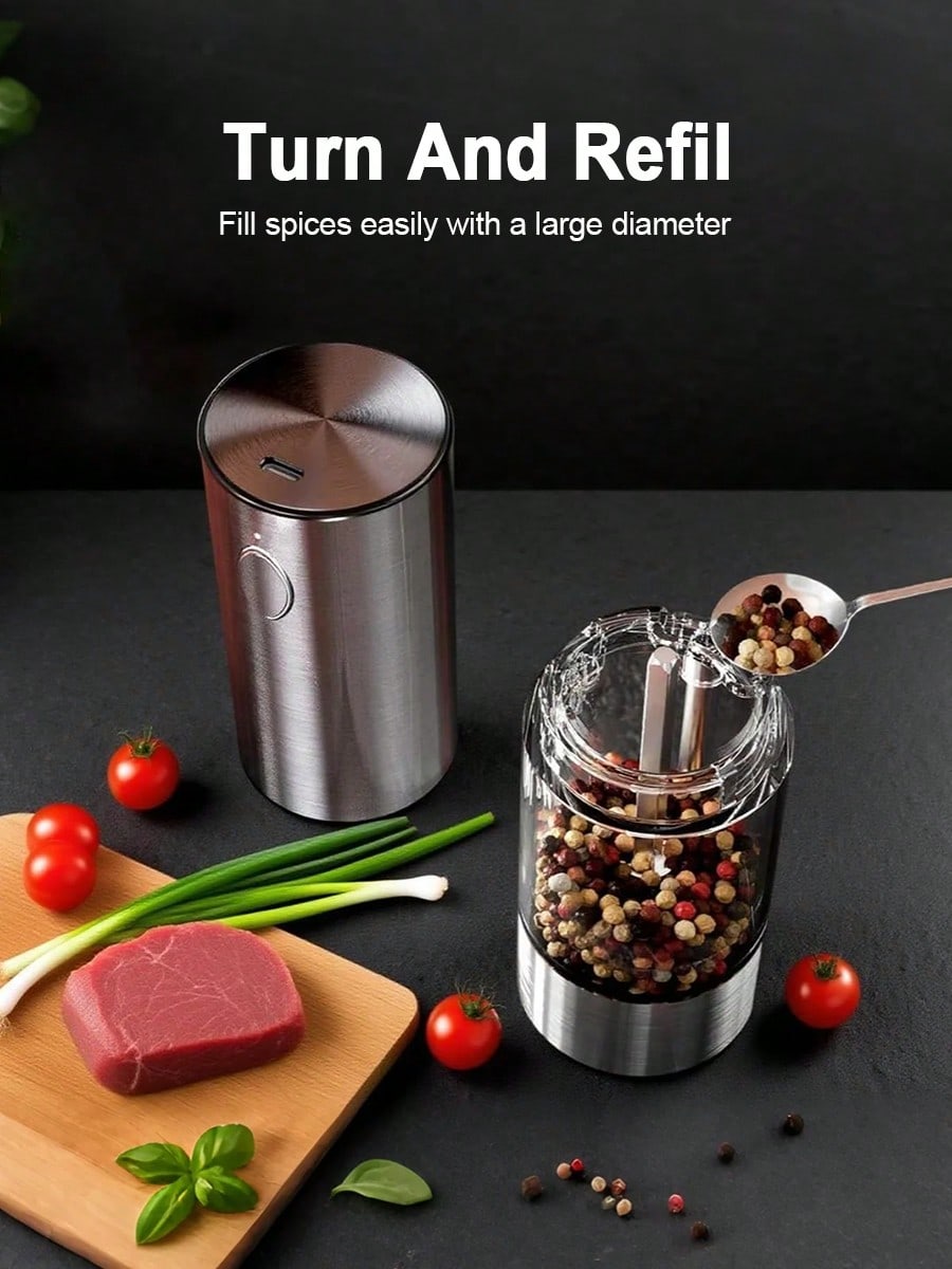 2-Piece Electric Salt Pepper G - Kitchen Gadgets Gift Ideas recension och pris