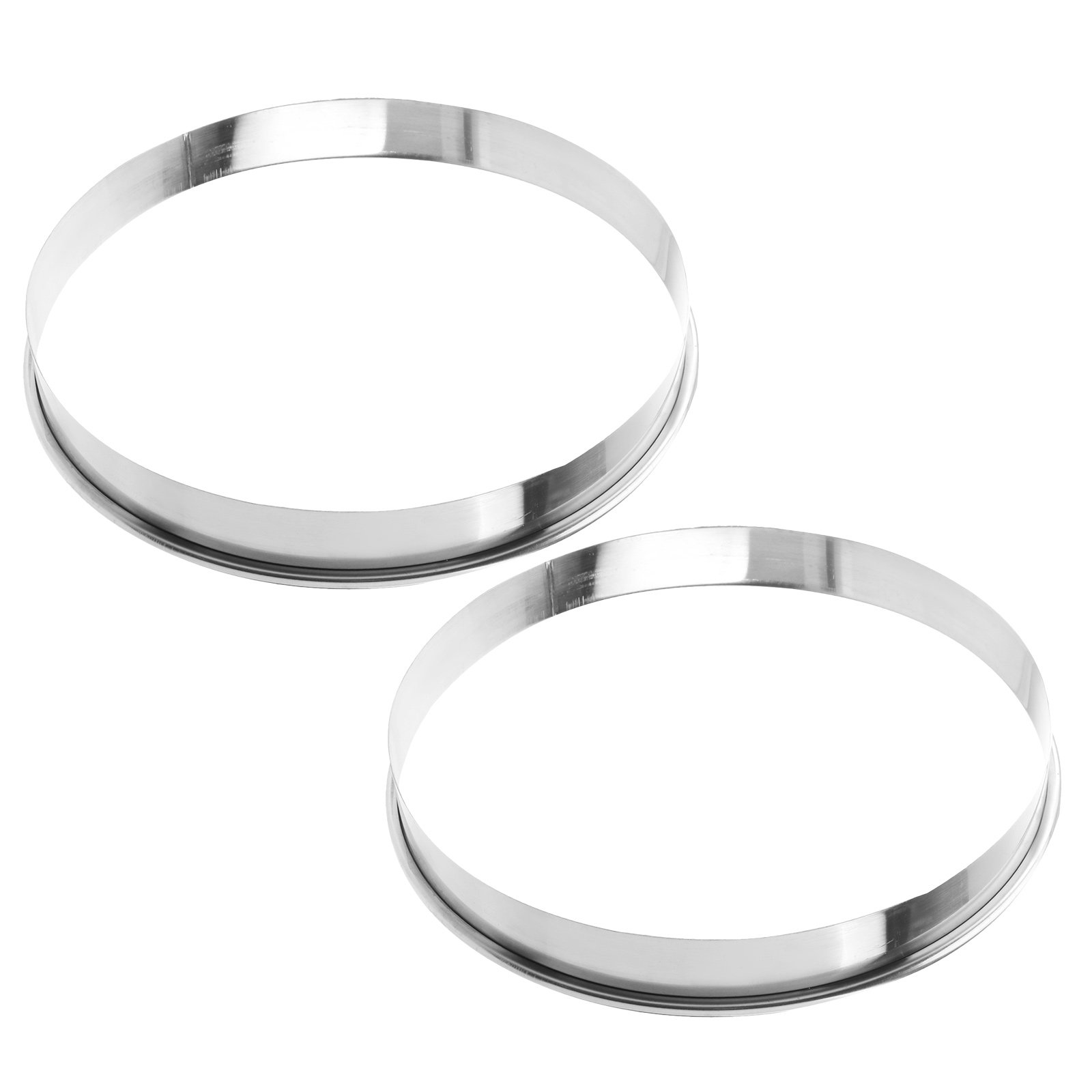 2Pcs Stainless Steel Pizza Rin - Pizza Stone Baking recension och pris