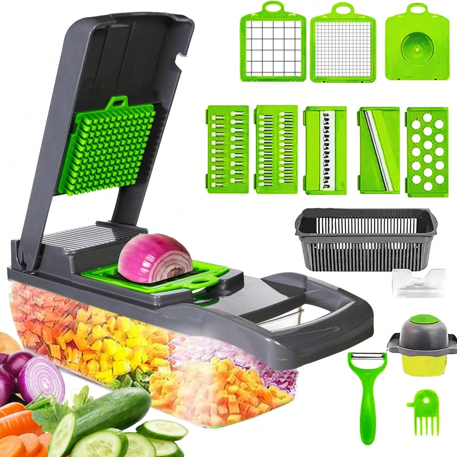 15 In 1 Multifunctional Vegeta - Kitchen Gadgets Gift recension och pris