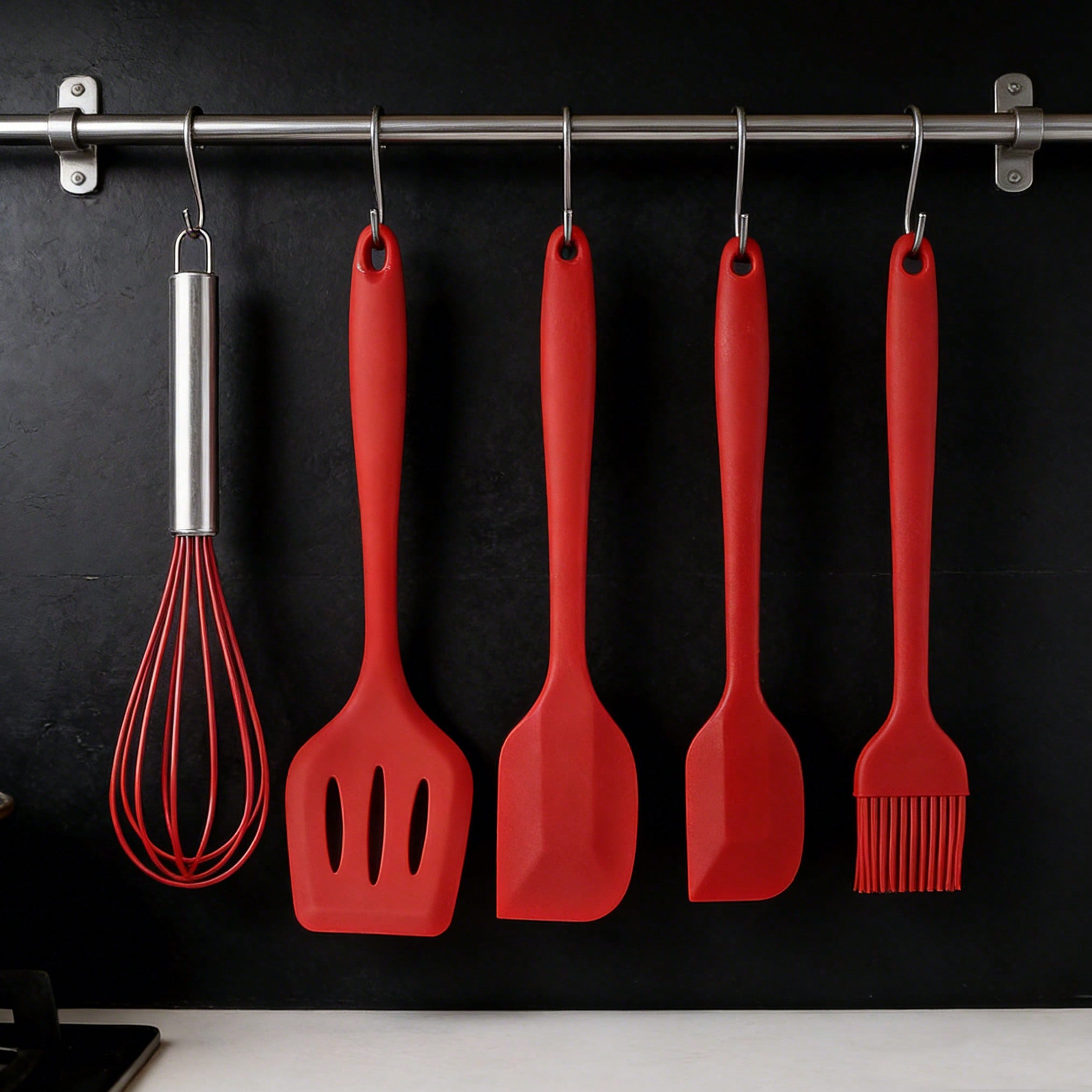 Silicone Cooking Utensils Set, - Kitchen Home Gadgets recension och pris