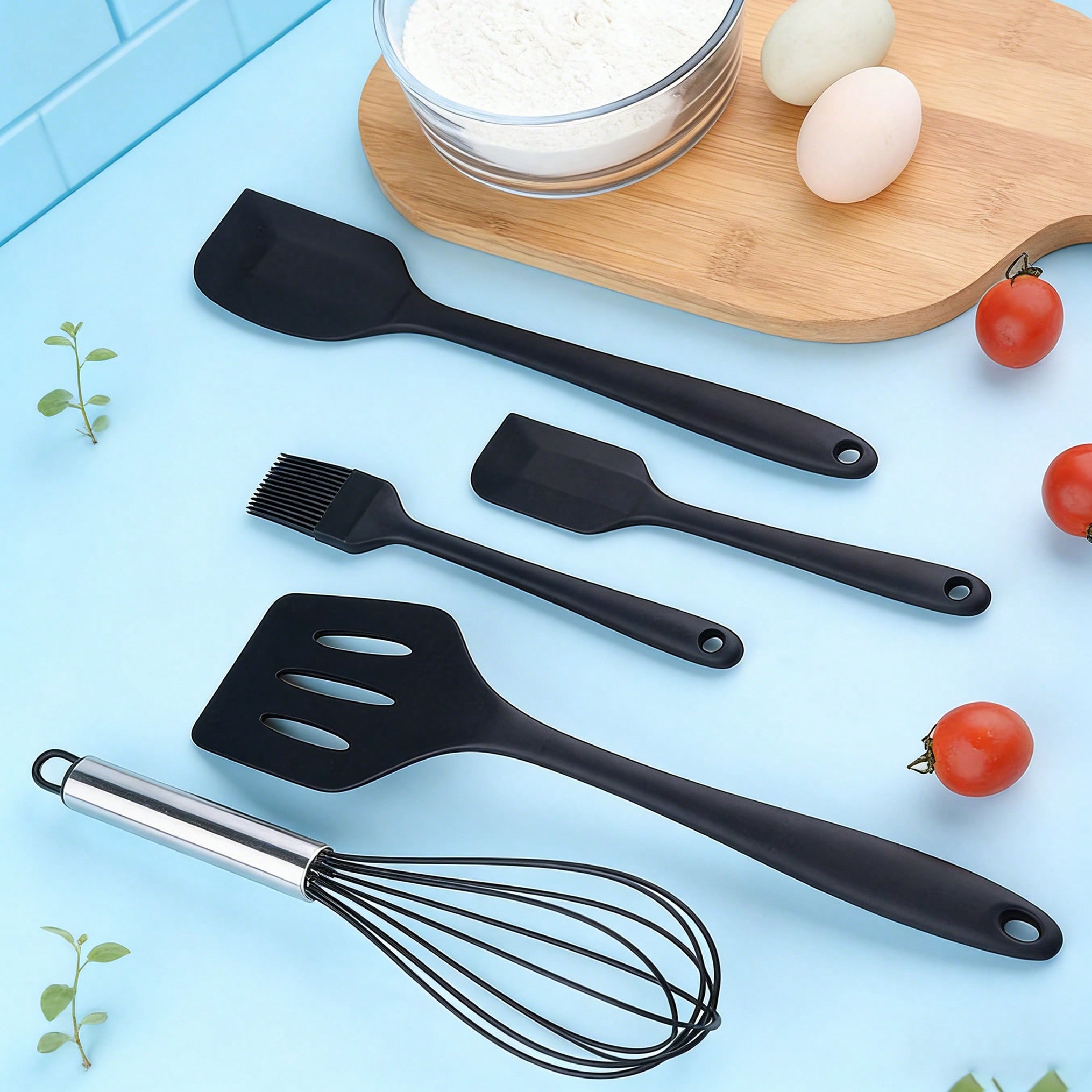 Silicone Cooking Utensils Set, - Kitchen Home Gadgets recension och pris