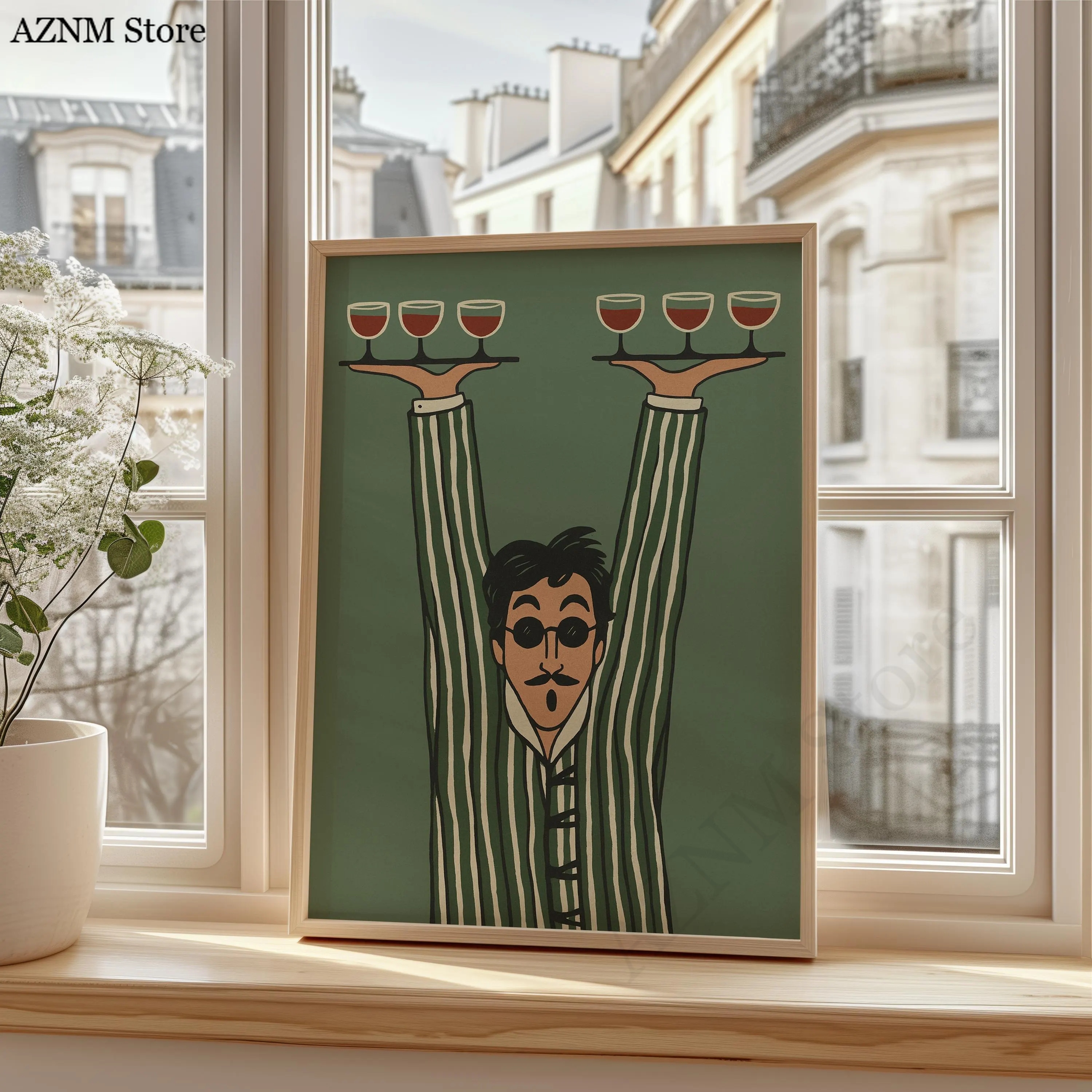 Retro Server Wall Decor, Minim - Kitchen Gadgets Gift recension och pris