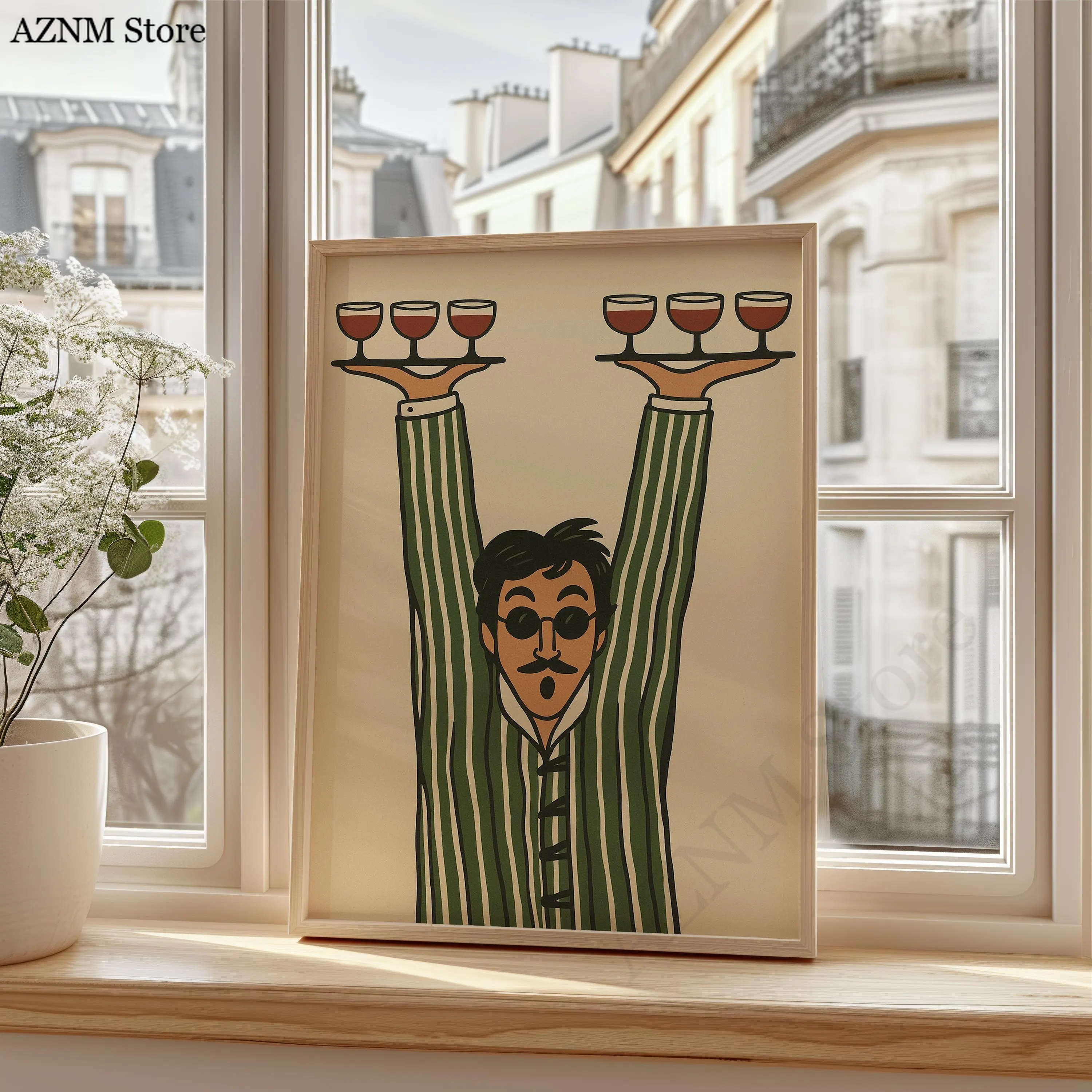 Retro Server Wall Decor, Minim - Kitchen Gadgets Gift recension och pris