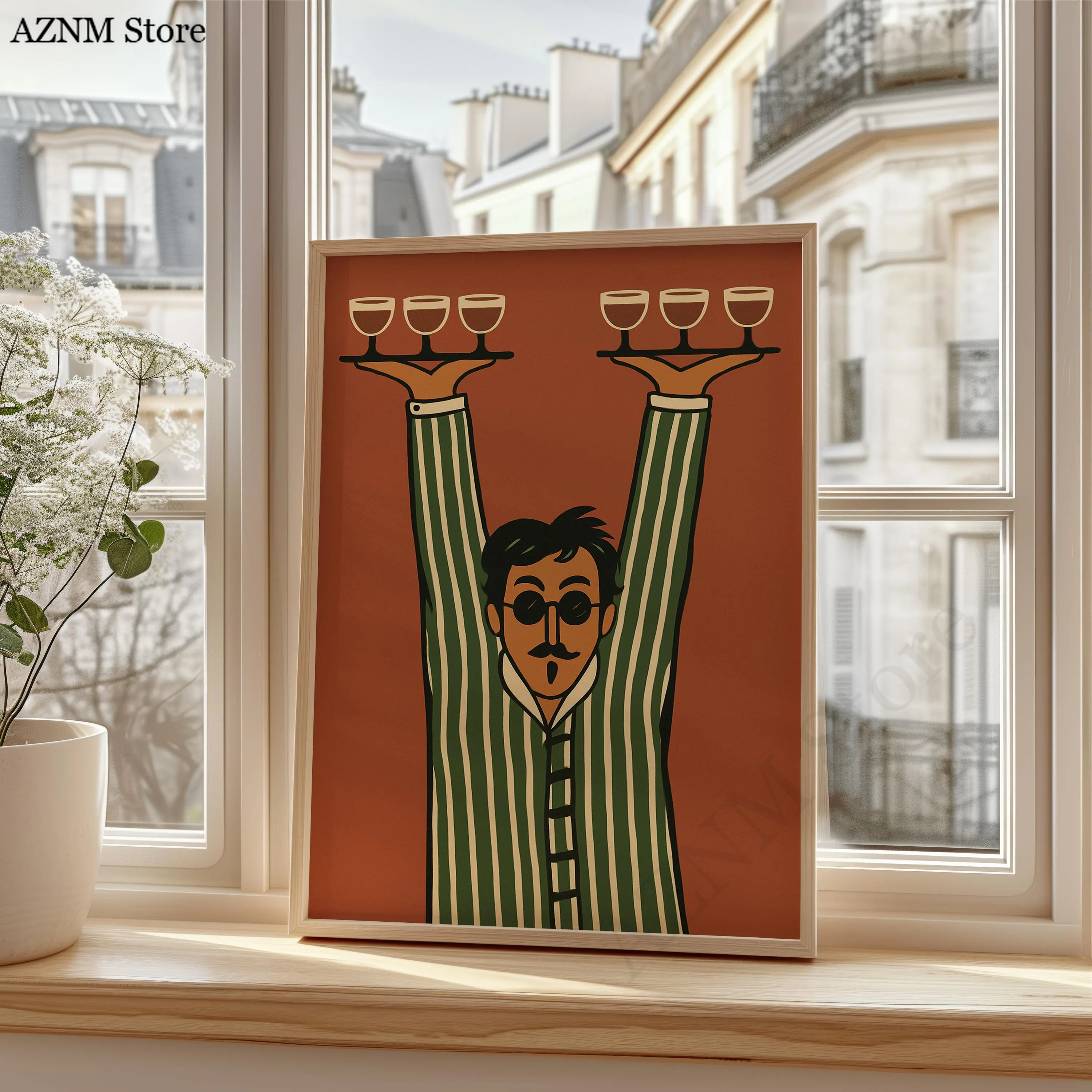 Retro Server Wall Decor, Minim - Kitchen Gadgets Gift recension och pris
