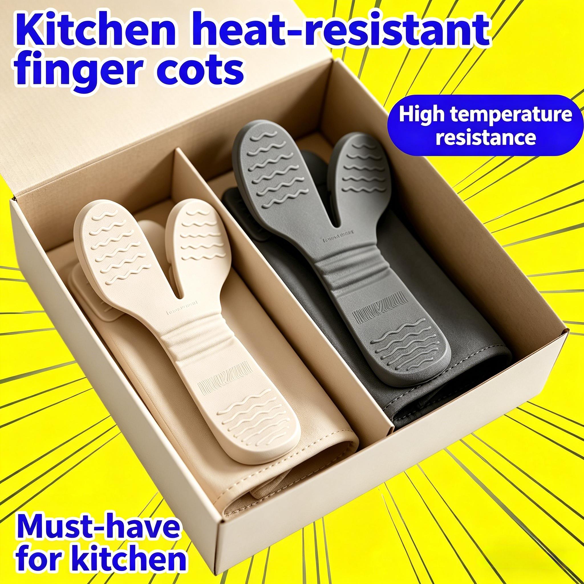 Anti-Slip Silicone Cooking Glo - Kitchen Gadgets Built In recension och pris