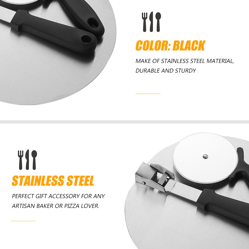 1Set Stainless Steel Pizza Cut - Pizza Stone Baking recension och pris