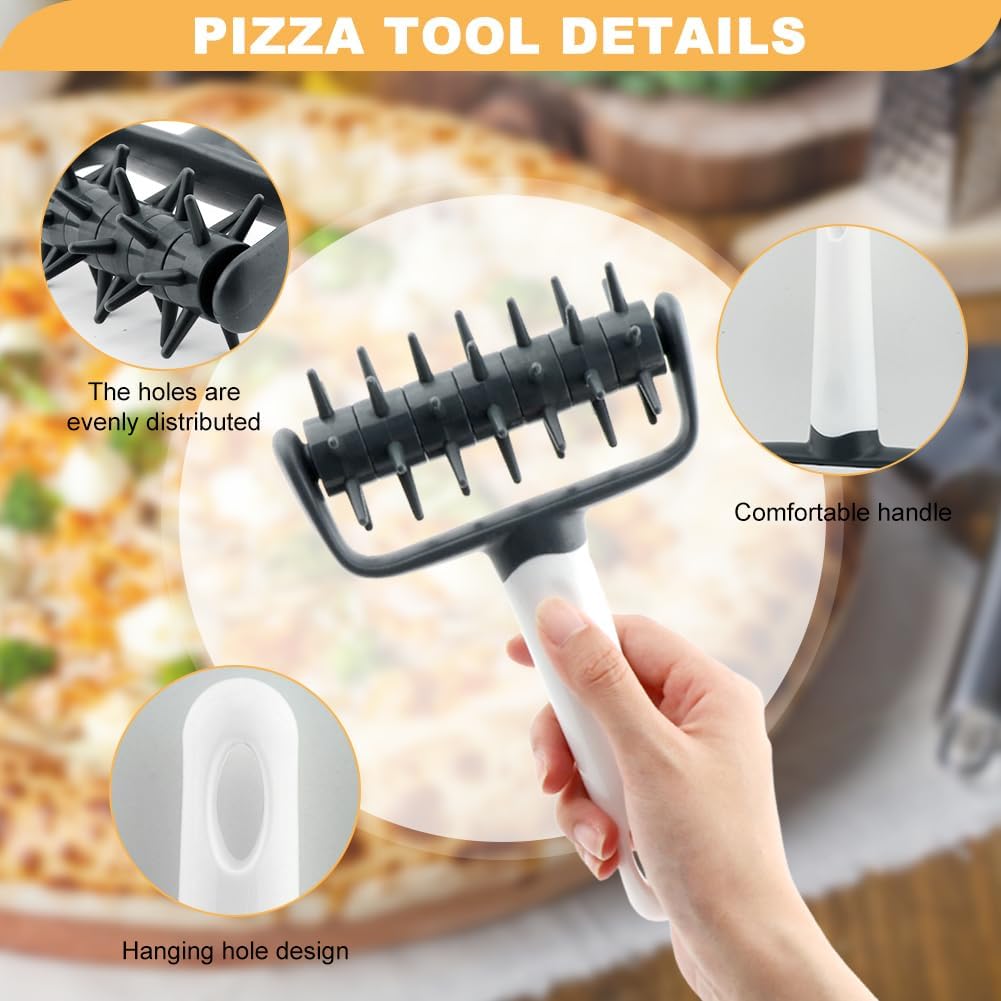 Pizza Dough Docker,Pastry Roll - Pizza Stone Baking recension och pris