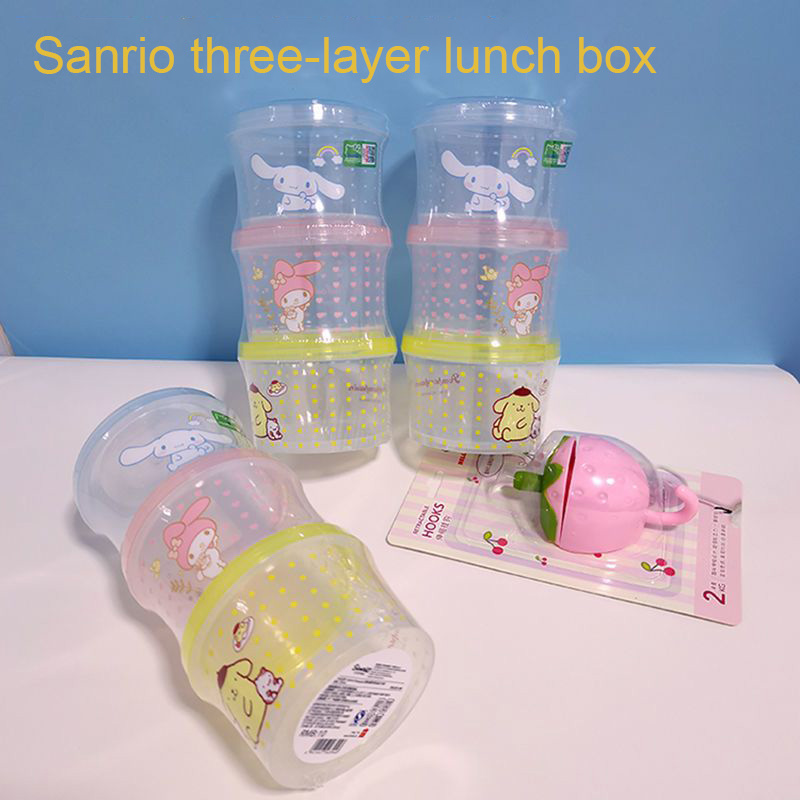 Kitty Bento Box Set 3 Pieces C - Kitchen Gadgets Gift recension och pris