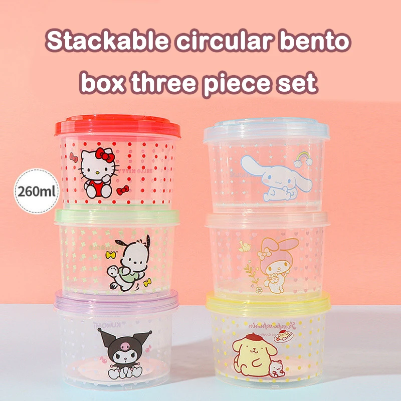Kitty Bento Box Set 3 Pieces C - Kitchen Gadgets Gift recension och pris